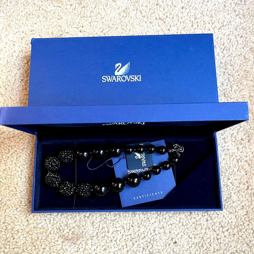SWAROVSKI HARVEST COLLAR JET/RUS 14.2" 1024579